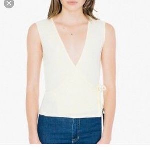 American Apparel wrap top